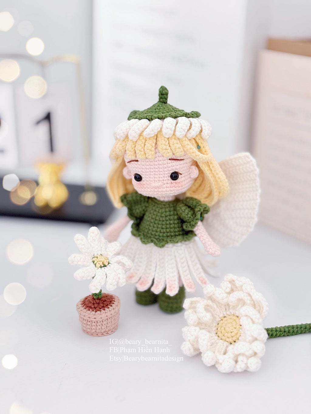 Daisy Fairy Doll Crochet Pattern