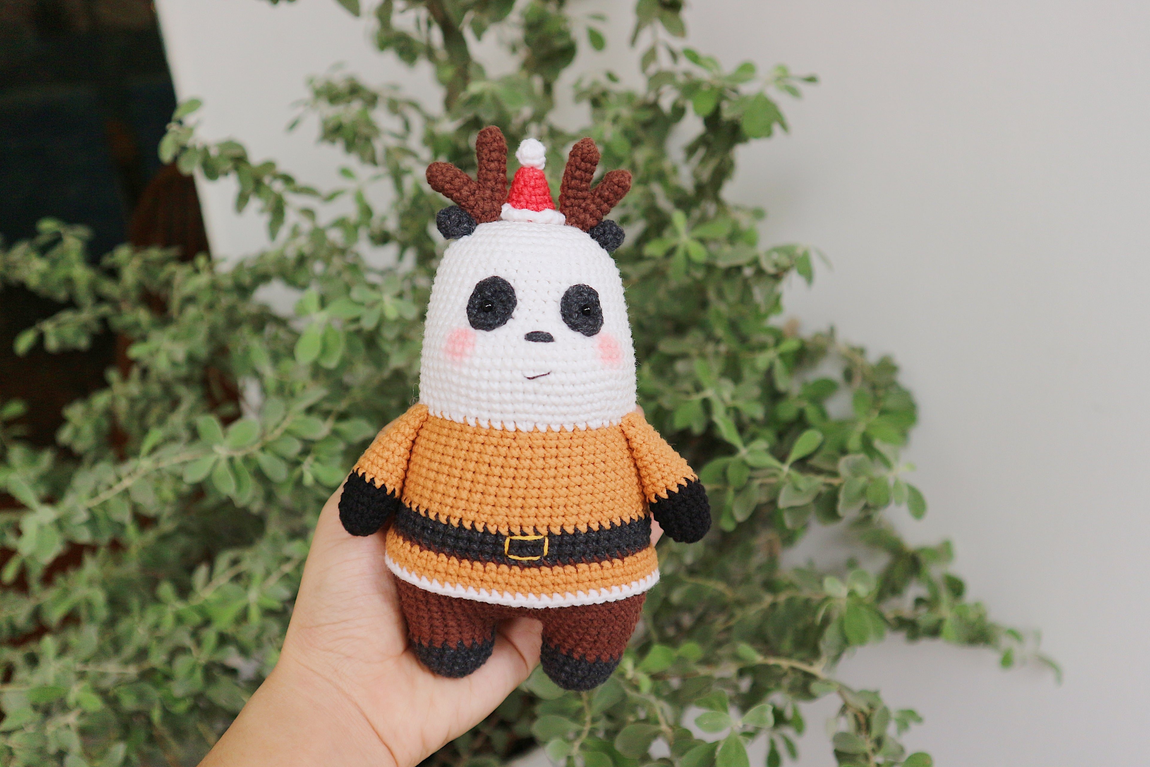 Deer Panda Crochet Pattern