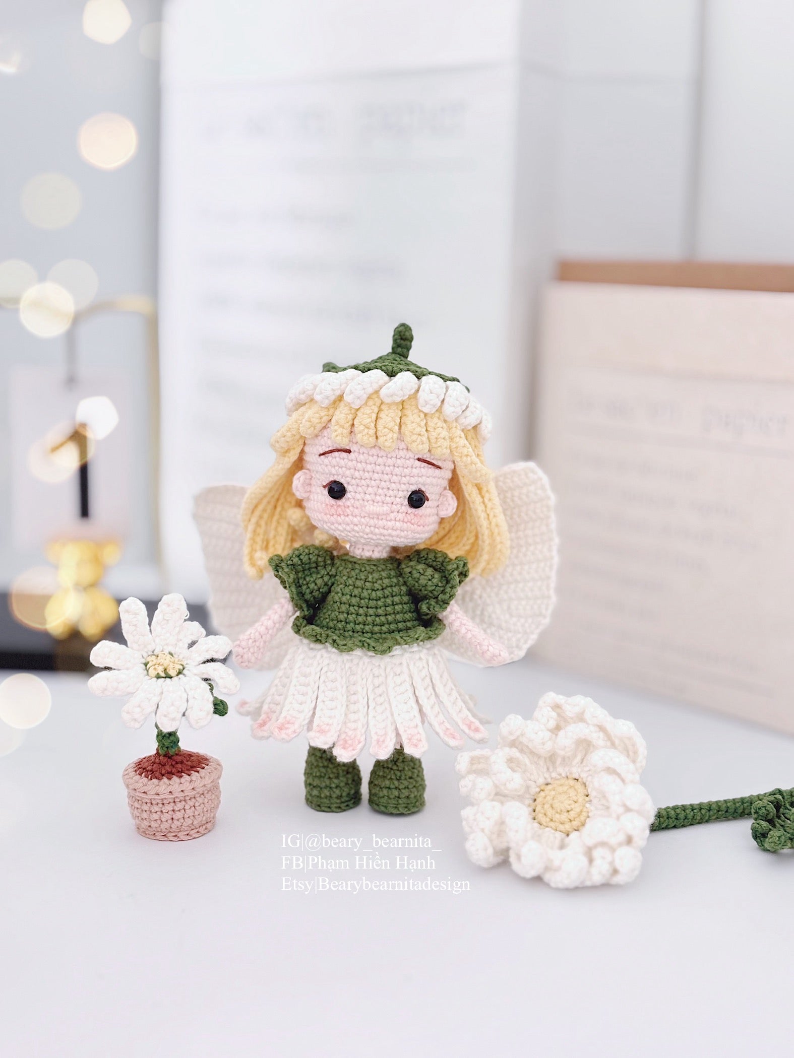 Daisy Fairy Doll Crochet Pattern