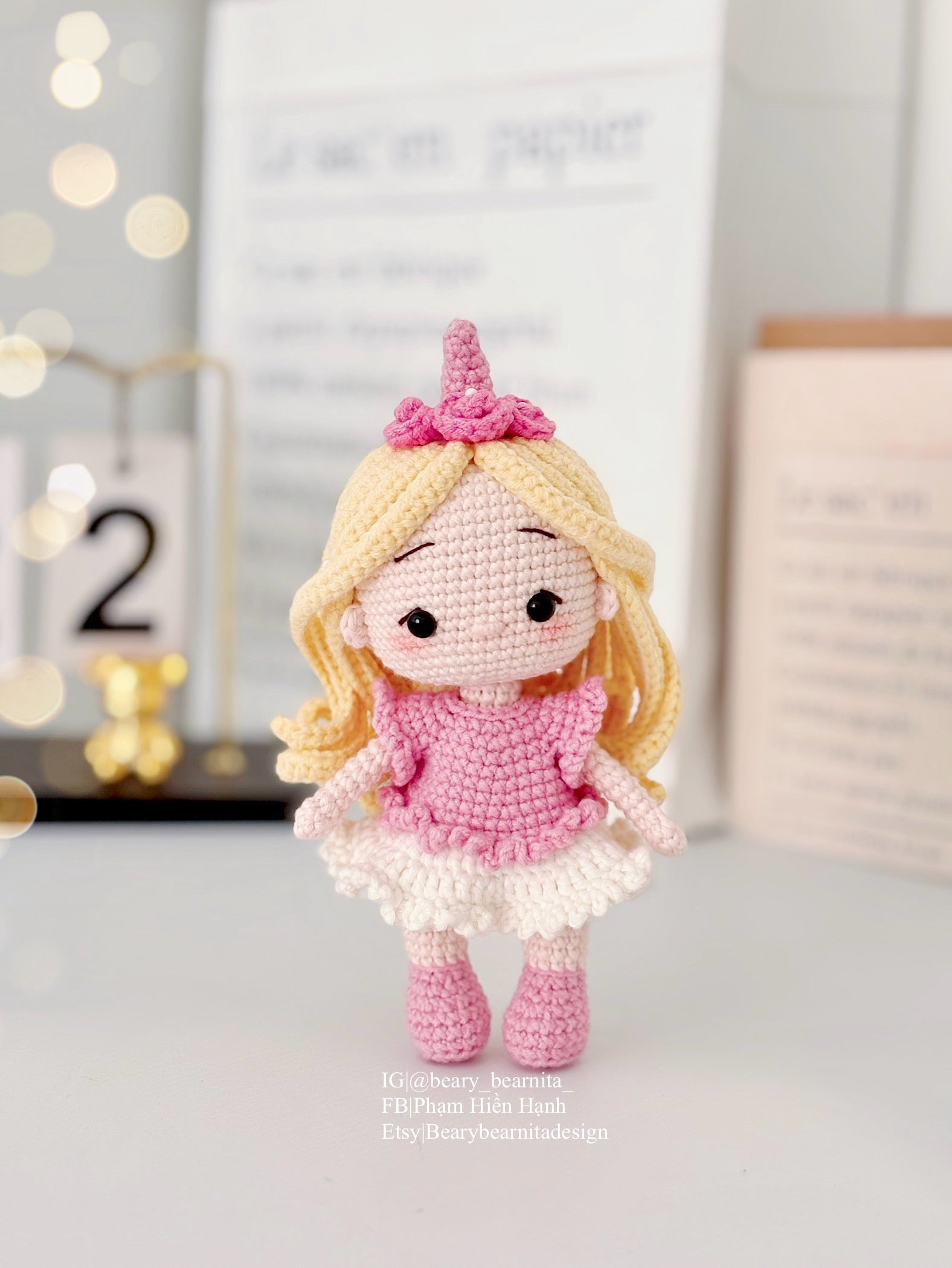 Jenny Unicorn Fairy Amigurumi Doll Pattern