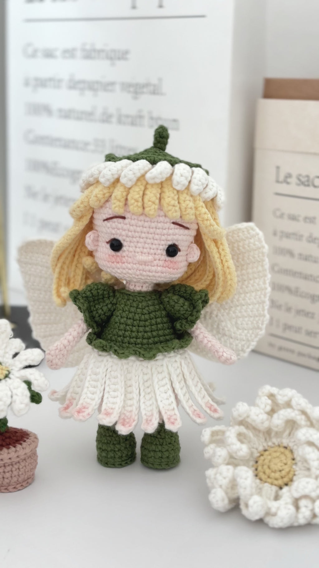 Daisy Fairy Doll Crochet Pattern