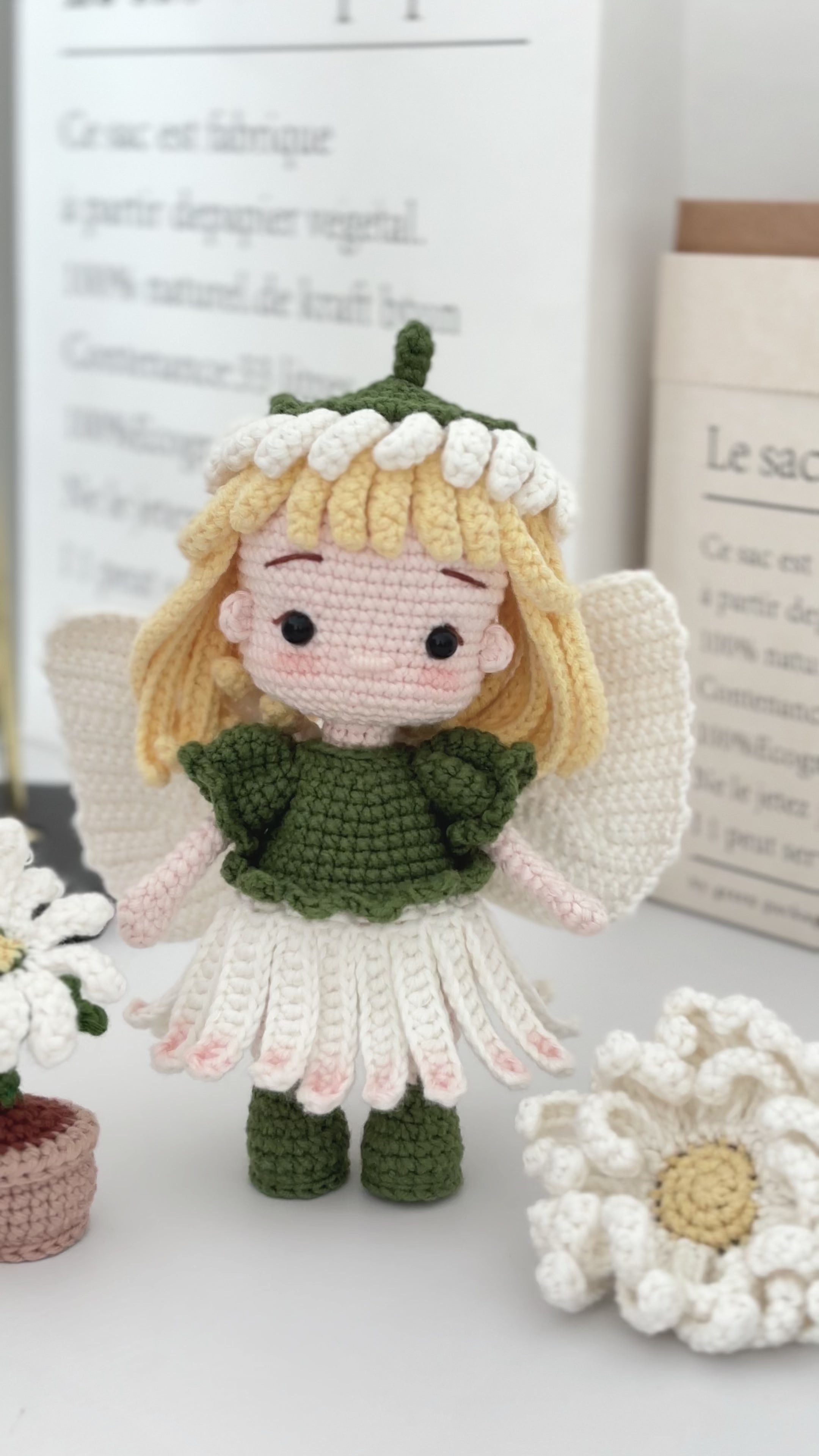 Daisy Fairy Doll Crochet Pattern